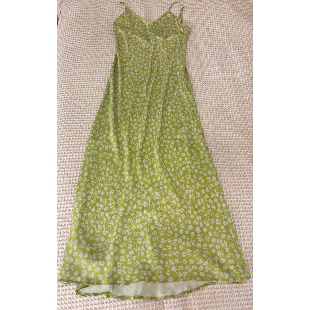 RESA Green Floral Midi Dress
